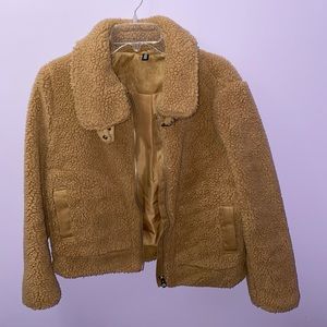 Brown Collared Teddy Coat🤎